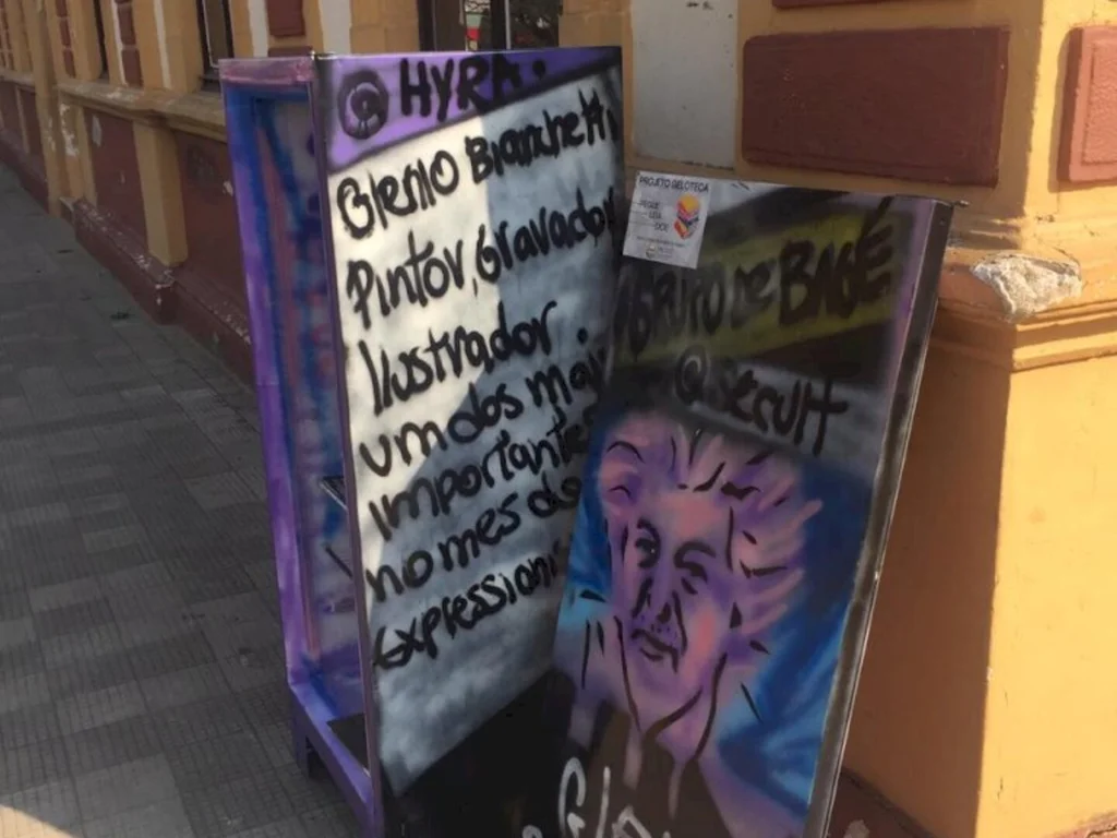 Geloteca é alvo de vandalismo