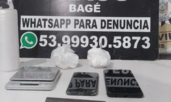 Homem é preso com drogas, dinheiro e celulares