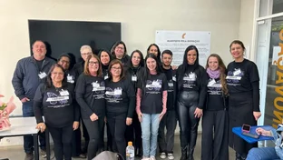 Bagé mobiliza comunidade no Fevereiro Roxo com ação “FibroVoz”