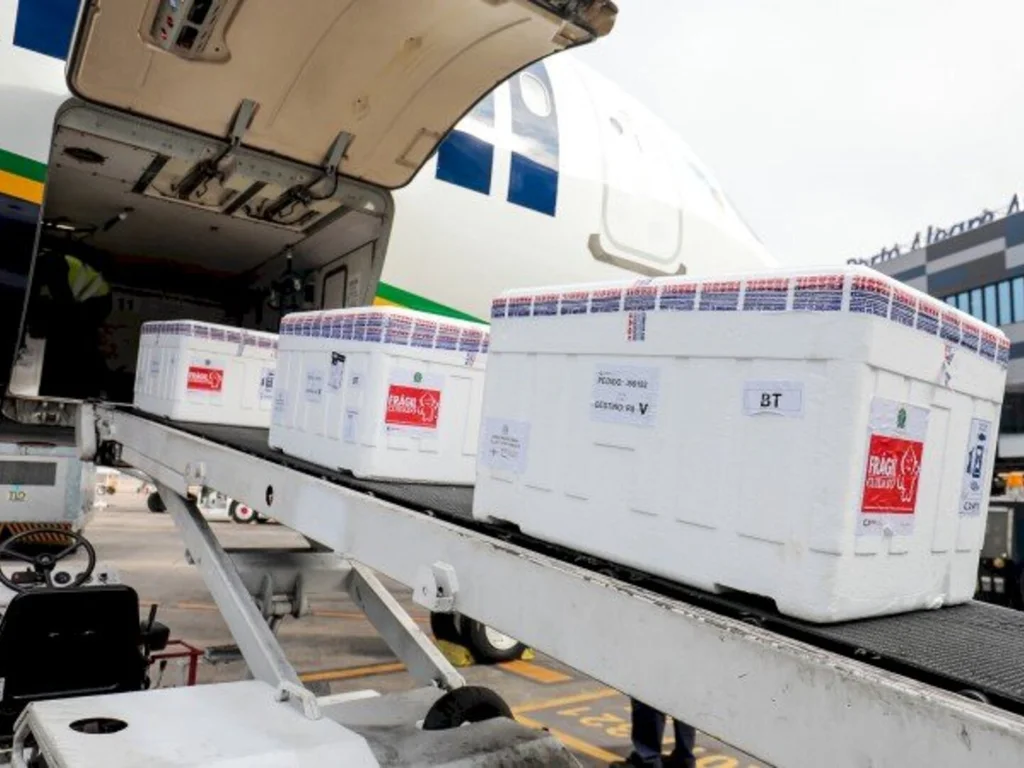 Estado recebe e distribui vacinas Coronavac hoje