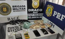 Homem é preso com armas, droga e R$ 1,6 mil