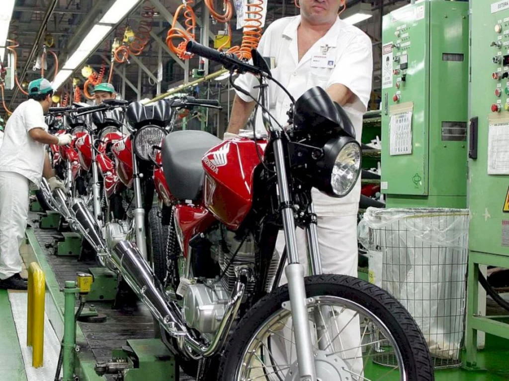 Produção de motocicletas aumenta 18,2%