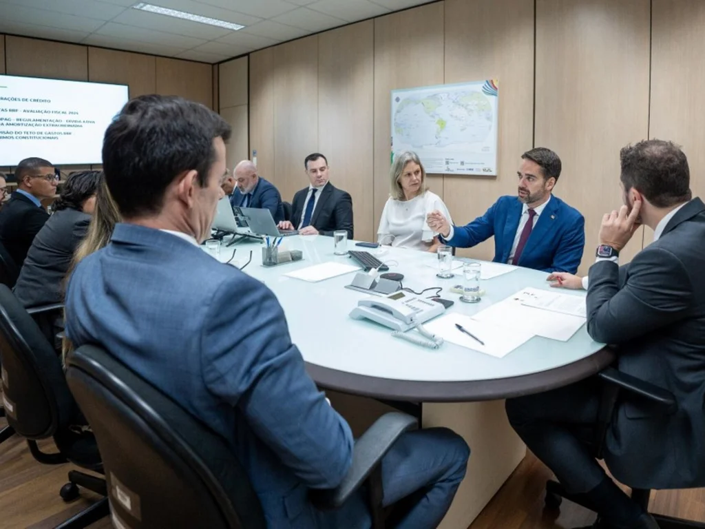 Governador apresenta pleitos fiscais em reunião no Ministério da Fazenda