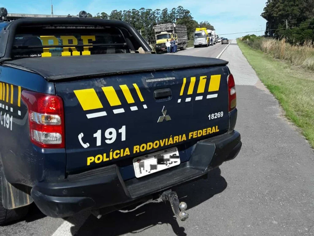 Cabo de energia causa bloqueio em rodovia