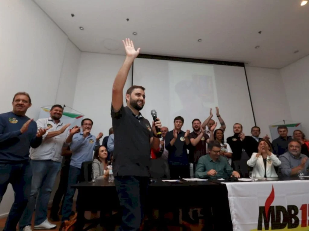 Gabriel Souza é o pré-candidato do MDB