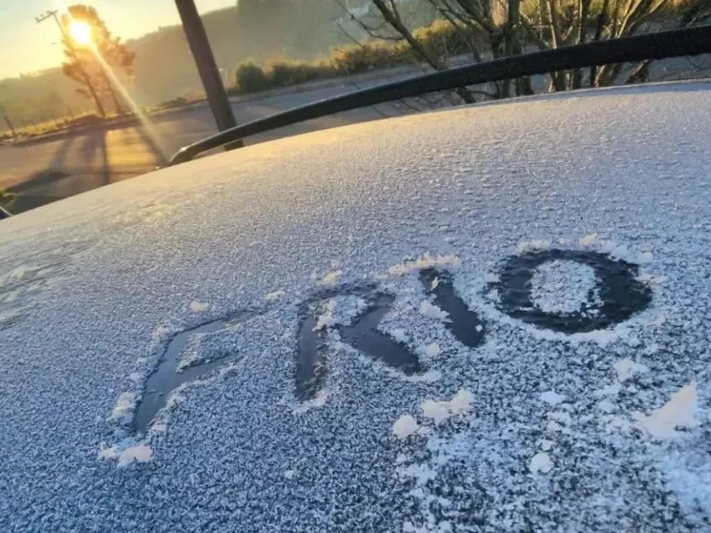 Campanha pode ter mínimas entre 0°C e 3°C